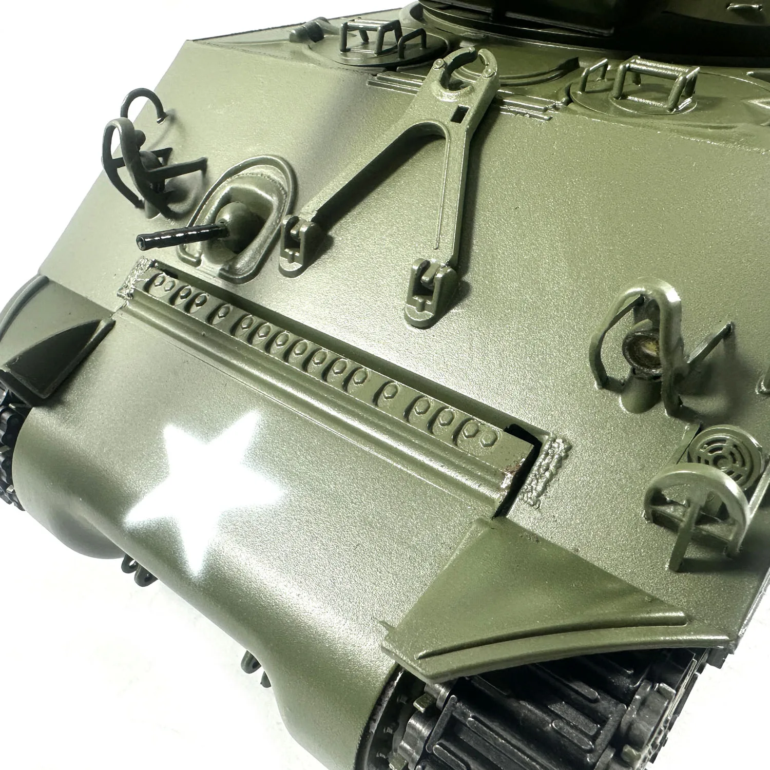 

Mato KIT RC Танк Металл масштаб 1/16 Армейский зеленый M36B1 Разрушитель Инфракрасный боевой ствол Recoil RC Mdoel 1231 TH00678