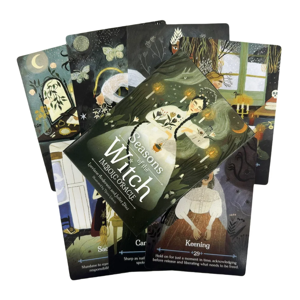 Seasons Of The Witch Imbolc Oracle Cards A 44 Fortune Telling Family Party Guide Versions Edition