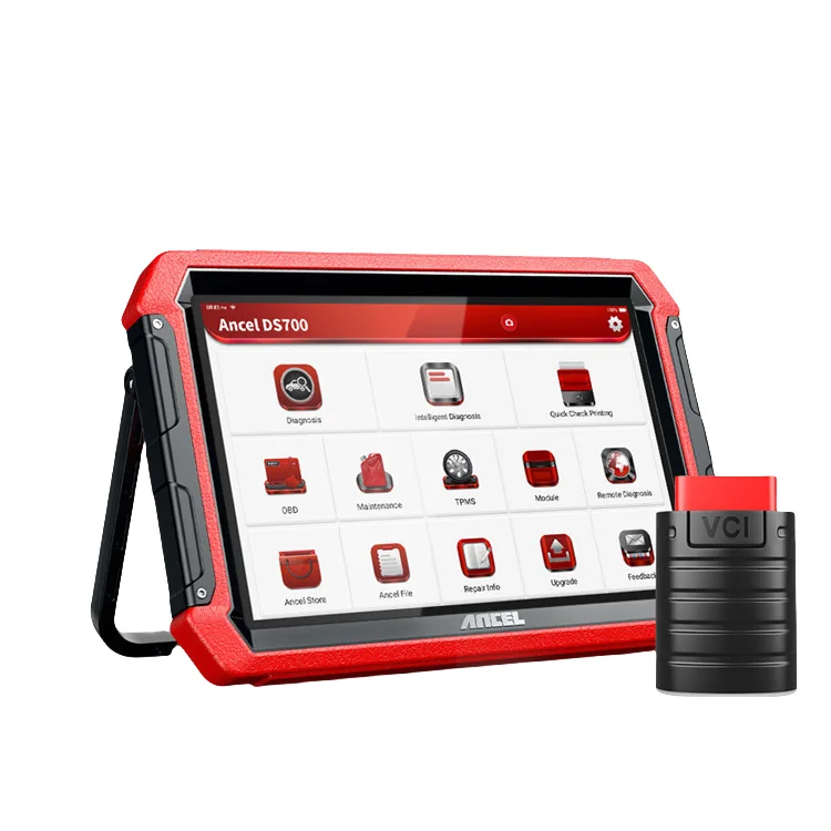 OBDII Tester Automotive Full System Diagnostic Ancel DS700  Code Reader Software 1-Year Warranty Engine Auto Scanner AC