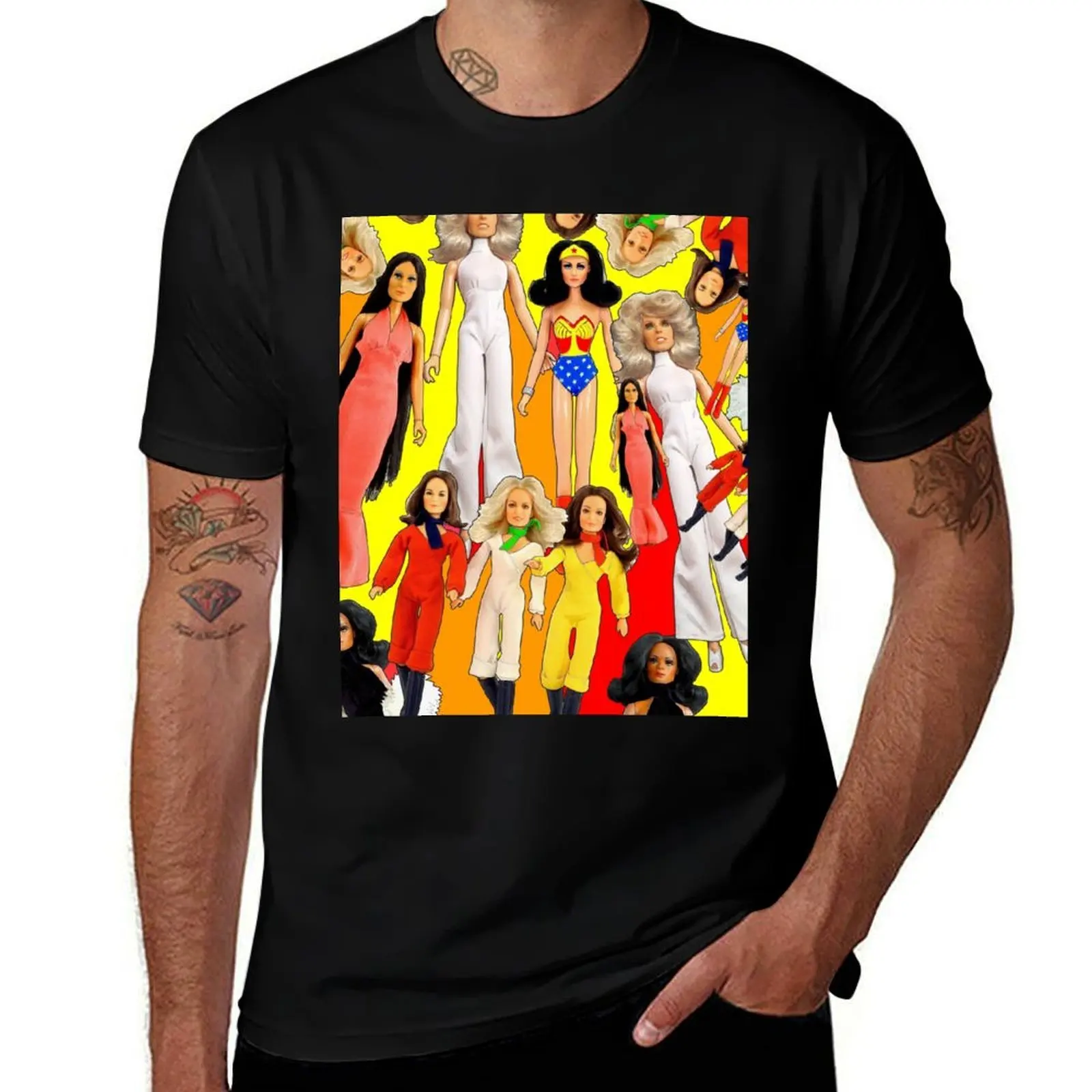 70s PLASTIC GLAMOUR T-Shirt Breathable Lightweight Summer Top T-Shirt