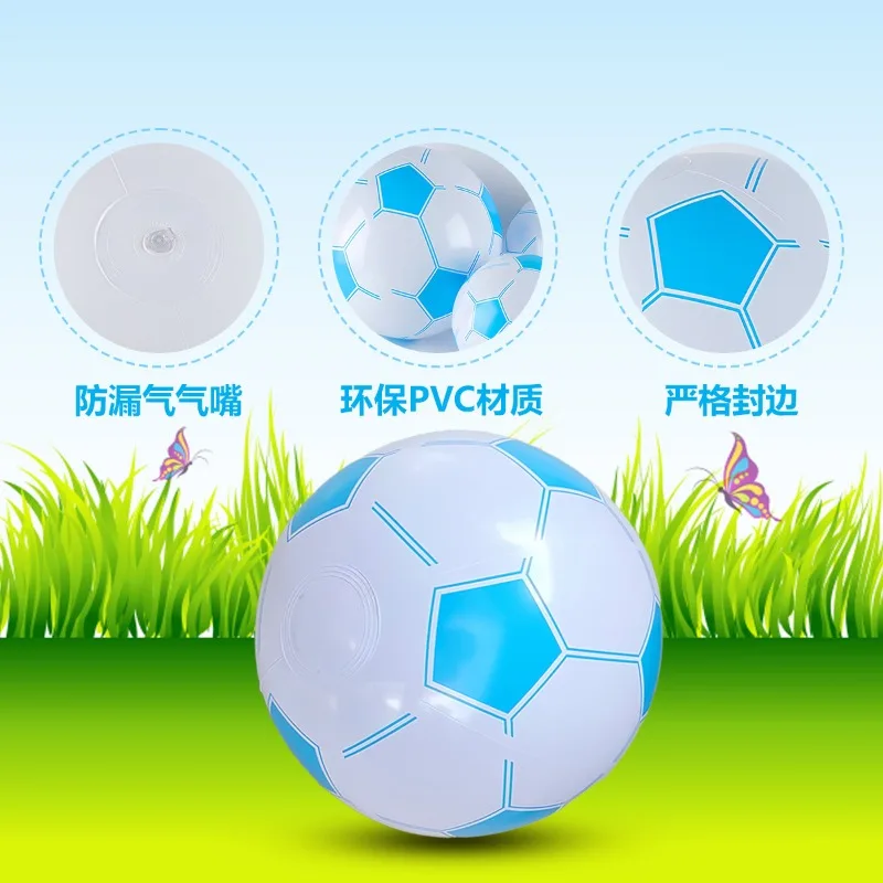 Pallone da spiaggia gonfiabile multi-dimensione da 1 pezzo, basket, calcio, baseball, pallone da decorazione per feste in spiaggia in piscina a sei colori