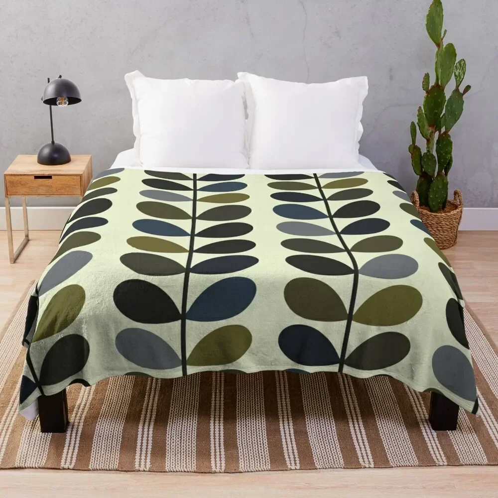 

orla kiely,,orla kiely pattern Throw Blanket Hairy Shaggy christmas decoration For Decorative Sofa Blankets