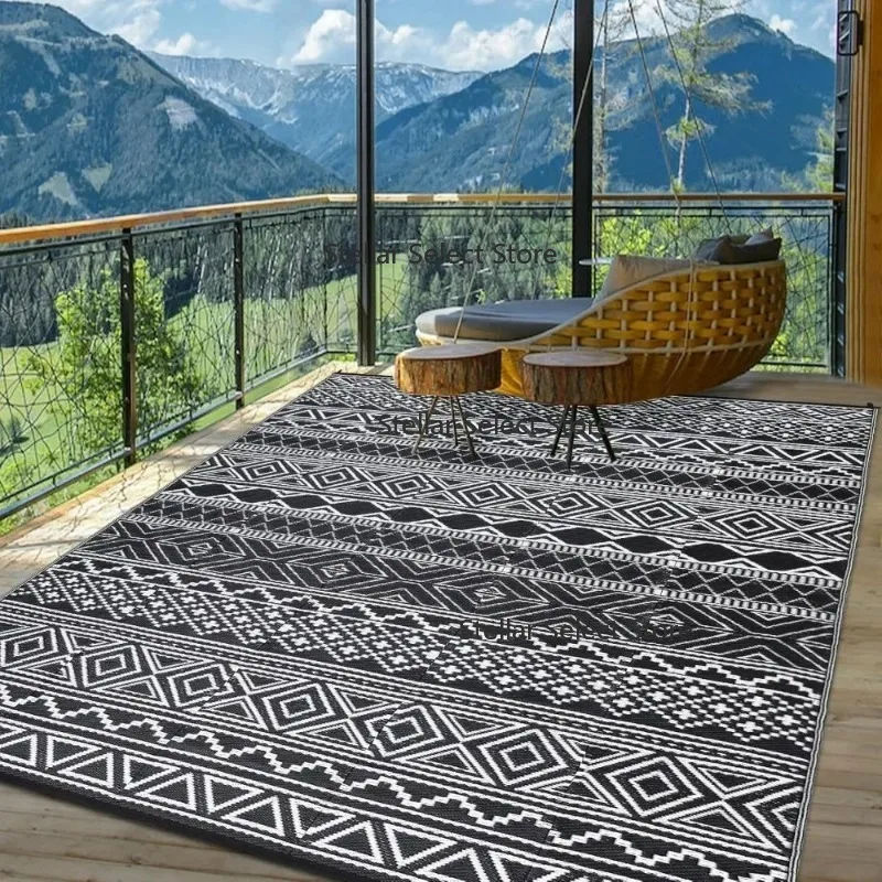 t Outdoor Rug Carpet 9x12 Waterproof Plastic Straw Rug Reversible Patio Rug Indoor Outdoor Area Rugs