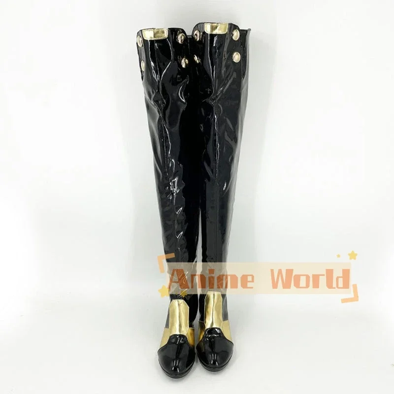 Nikke godin van de overwinning Rosanna schoenen cosplay laarzen Halloween carnaval laarzen op maat gemaakt