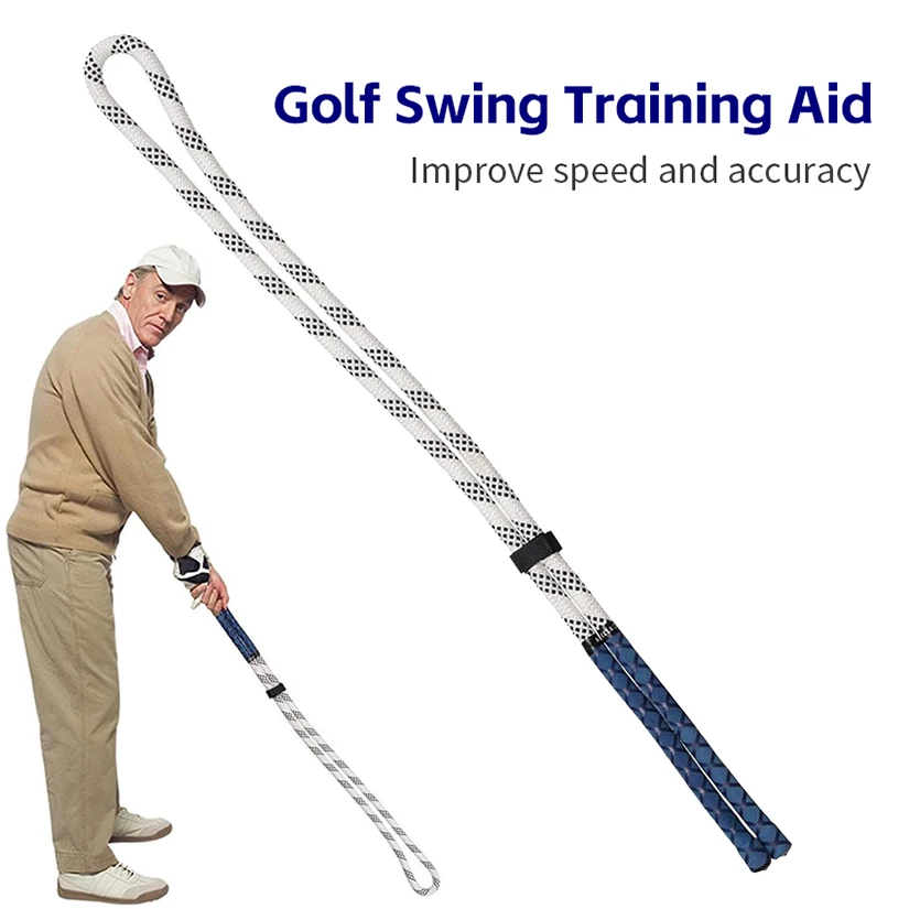 Golf Swing Aids Golf Training Aid Trainer Portable for Birthday Gifts Golf Club Swing Practice Rope for Golfer Lovers Beginners