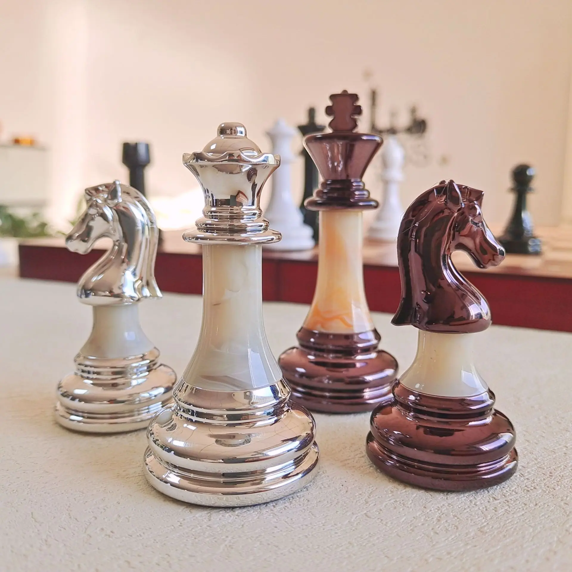 Direct sales, chess chess pieces, wooden chessboard, e-commerce hot sale, high-end wooden chess