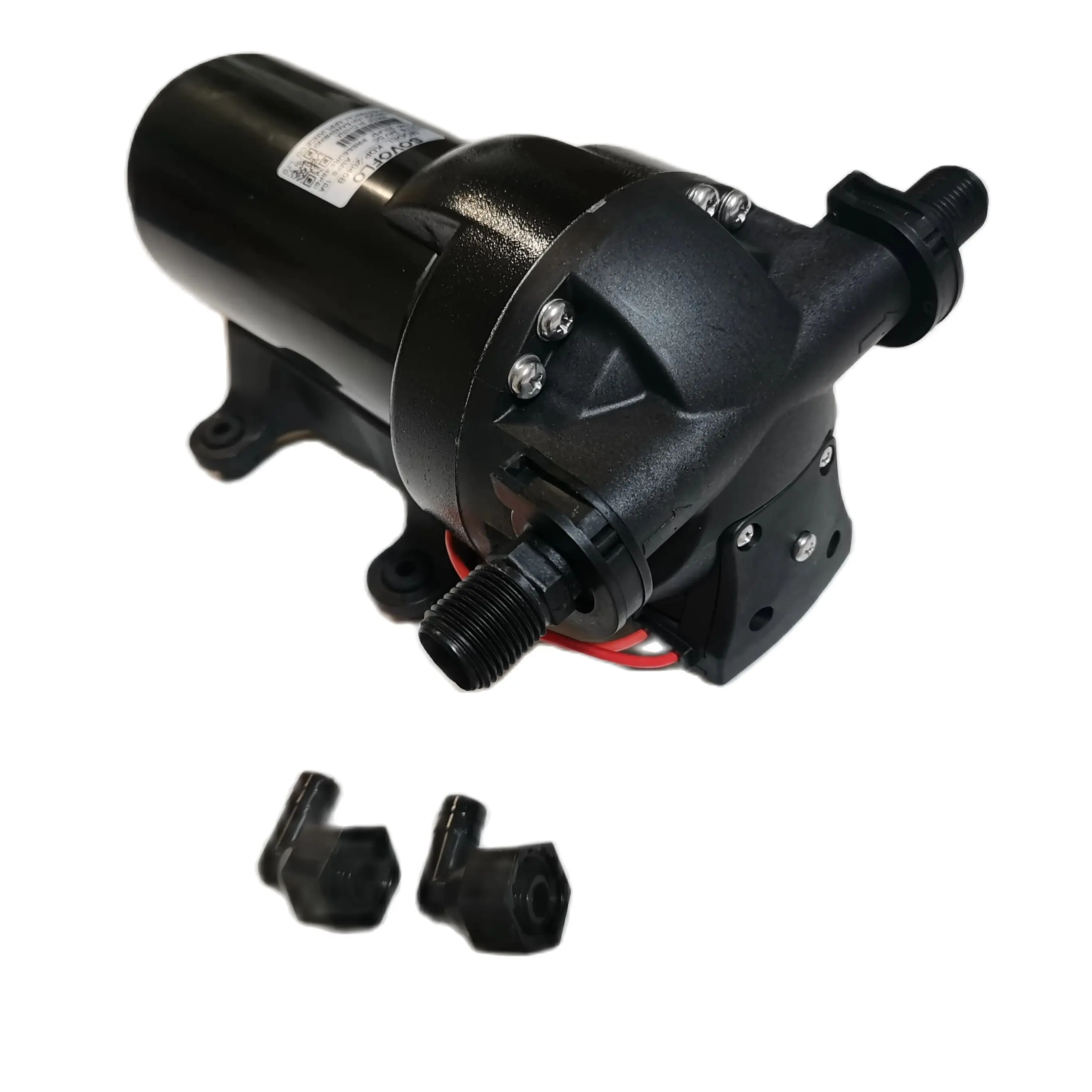 SOVOFLO KDP-200 Electric Diaphragm Pump DC 12V 24V AC 110V 220V High Pressure Water Pump 200psi 20LPM for Chemical Dispensing
