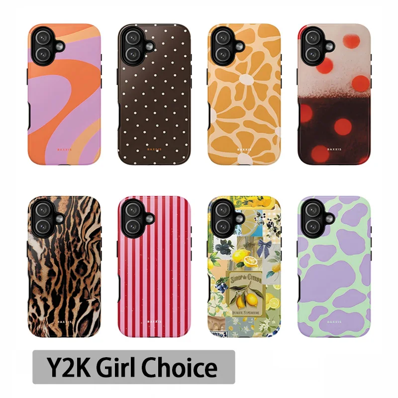 Luxury Y2K Polka Dots Phone Case for Samsung Galaxy S20 S23 S24 S25 S26 FE Plus Ultra Edge 4G 5G Luxury Double-layer Back Cover