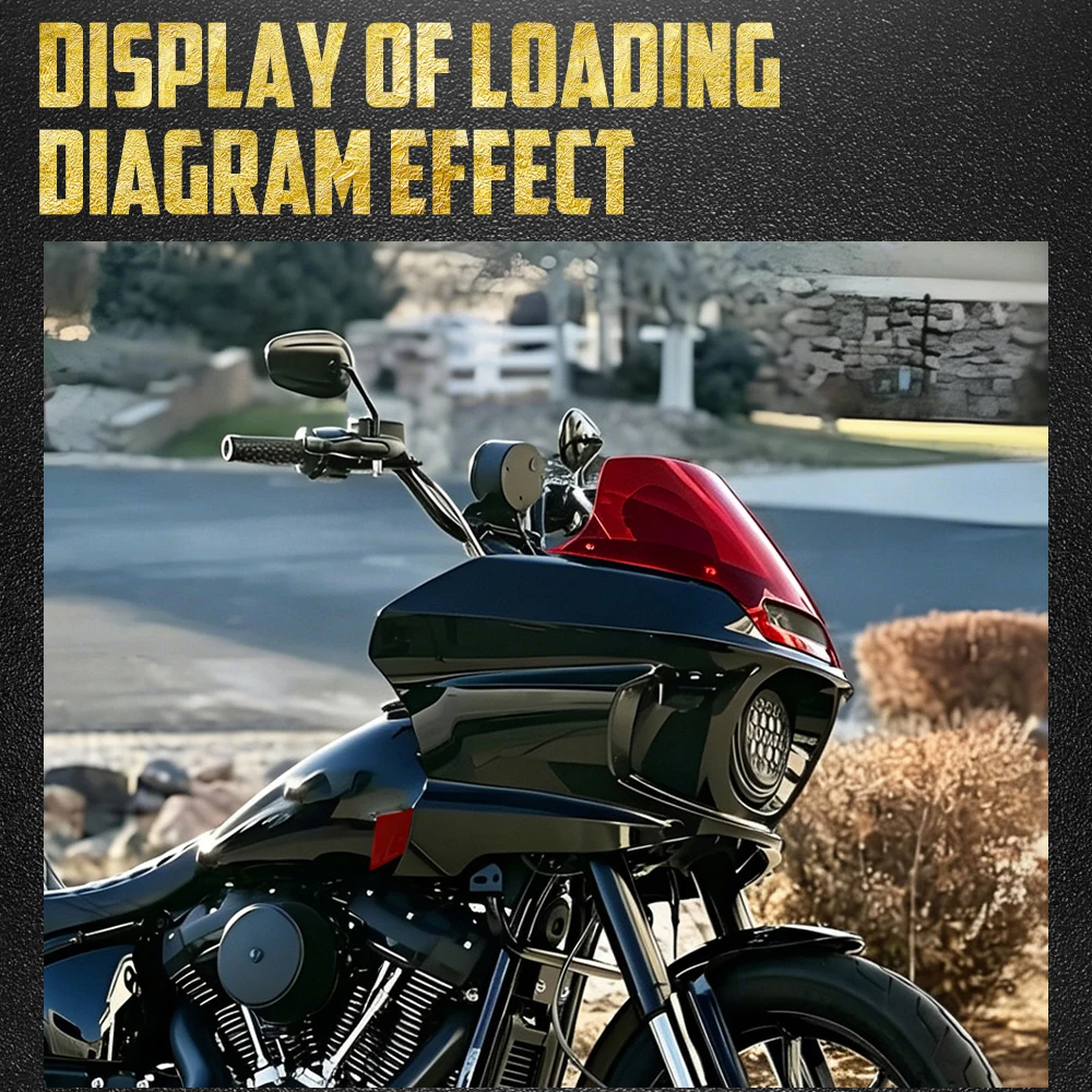 Motorcycle Windshield Headlight Fairing Mounting Kit For Harley Softail 2018-Up Fat Boy Low Rider Breakout Street Bob Heritage