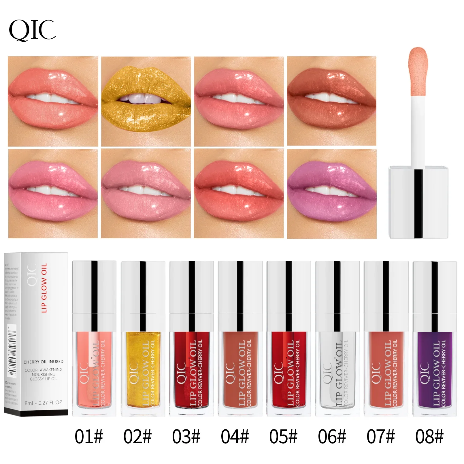 Mirror Lip Gloss Oil Waterproof Long Lasting Moisturizing Lipstick Plump Lips Shine Glitter Lip Gloss Women Makeup Cosmetic