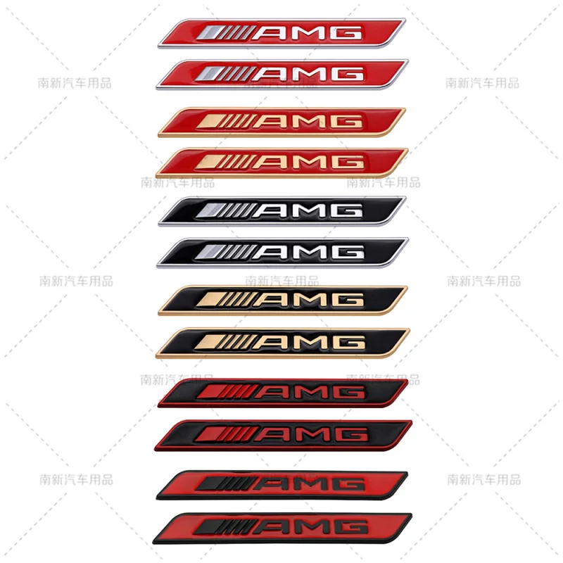 2 Pcs 3D Amg Logo M…