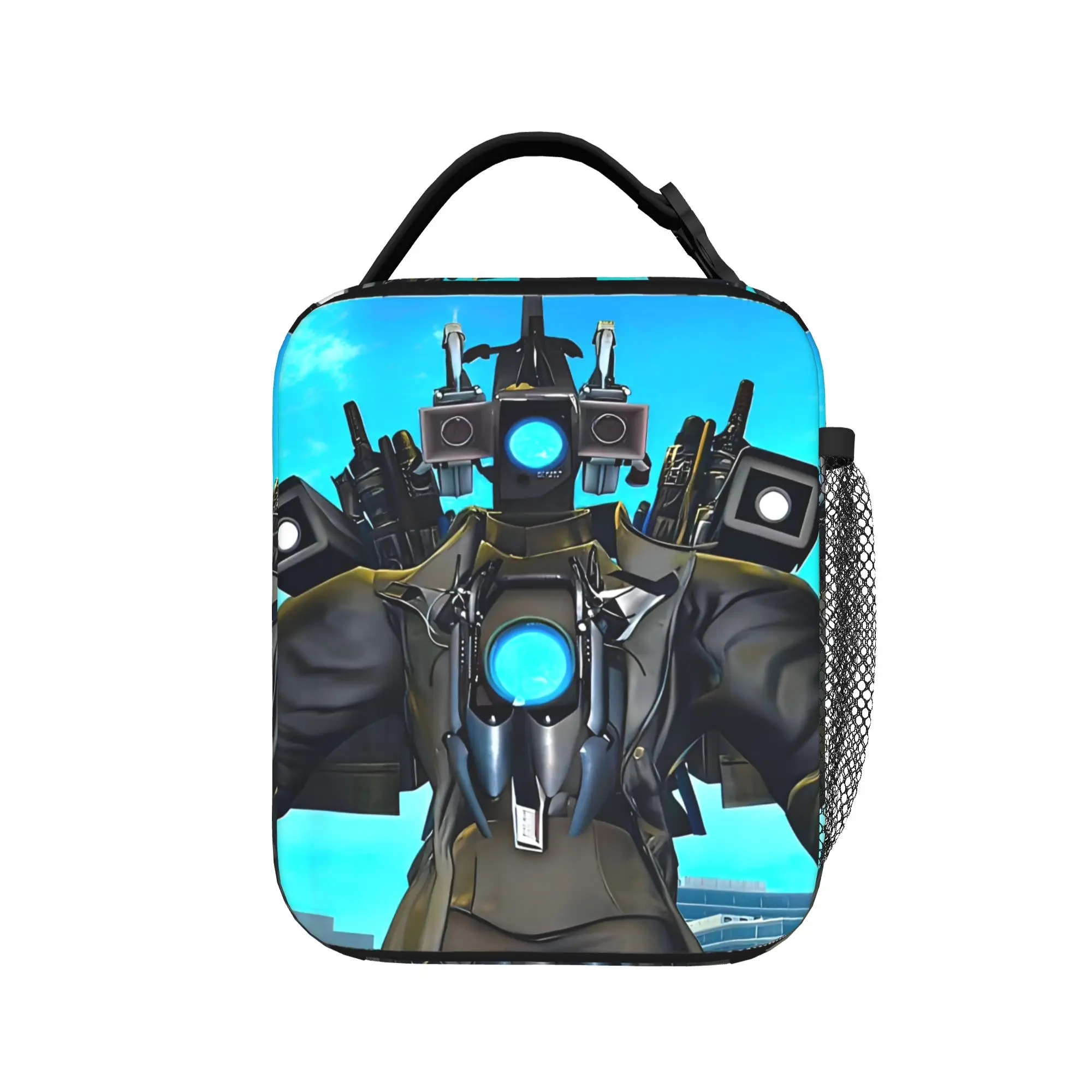 I'm The Birthday Boy Skibidi Toilet Insulated Lunch Bags Portable  Reusable Cooler Bag Tote Lunch Box   Food Storage Bags