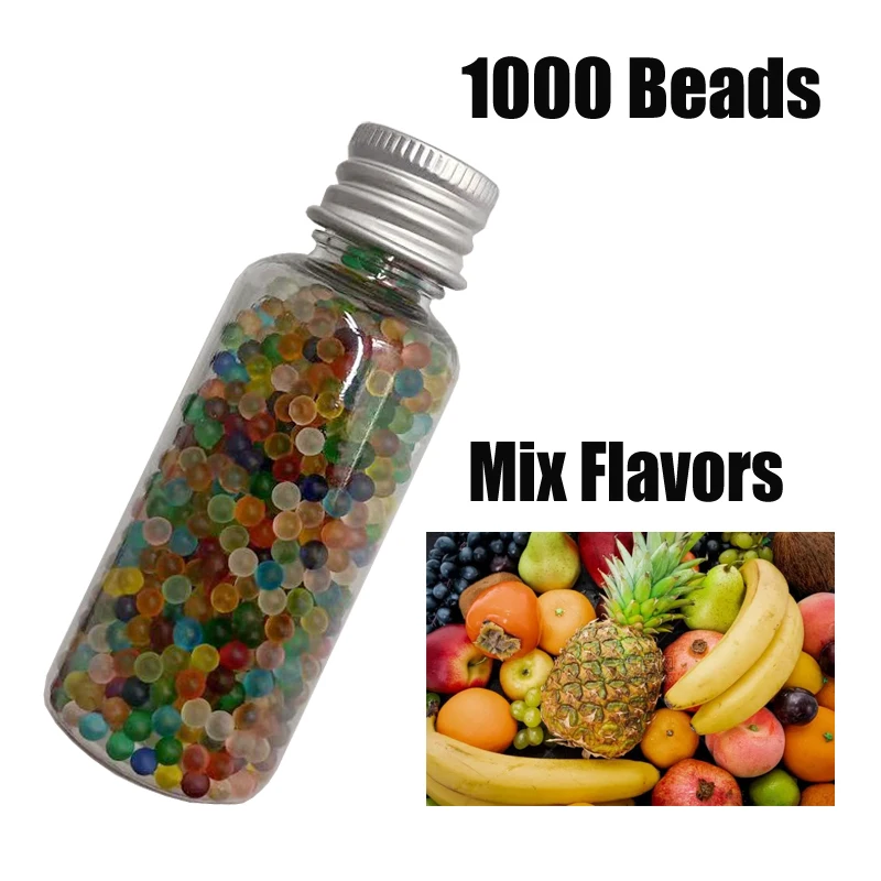 1000PCS Mixed Fruit Flavours Menthol Explosion Beads Smoking Sigarette Popping Capsules Burst Beads Smoking Holders Accessories