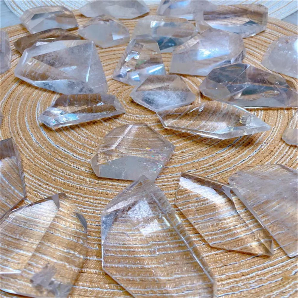 

High Quality Natural Wholesale Clear Quartz Freeform Healing Crystal Reiki Polished Mediation Gemstone Folk Crafts Gift