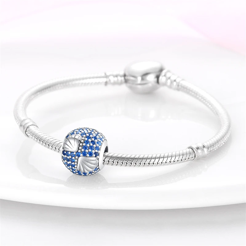 

Оригинальные подвески из стерлингового серебра 925 пробы, морские бусины-ракушки, подходят для браслета, женские ювелирные изделия, подарок «сделай сам»