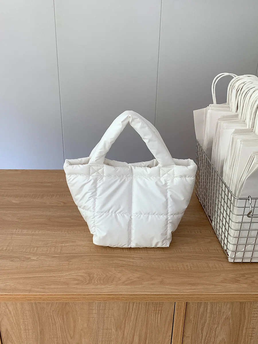 CGCBAG-Bolso de mano de cuero sintético para mujer, bolsa de mano de alta calidad, de diseño de lujo, Simple y sólido, a la moda coreana, 2024