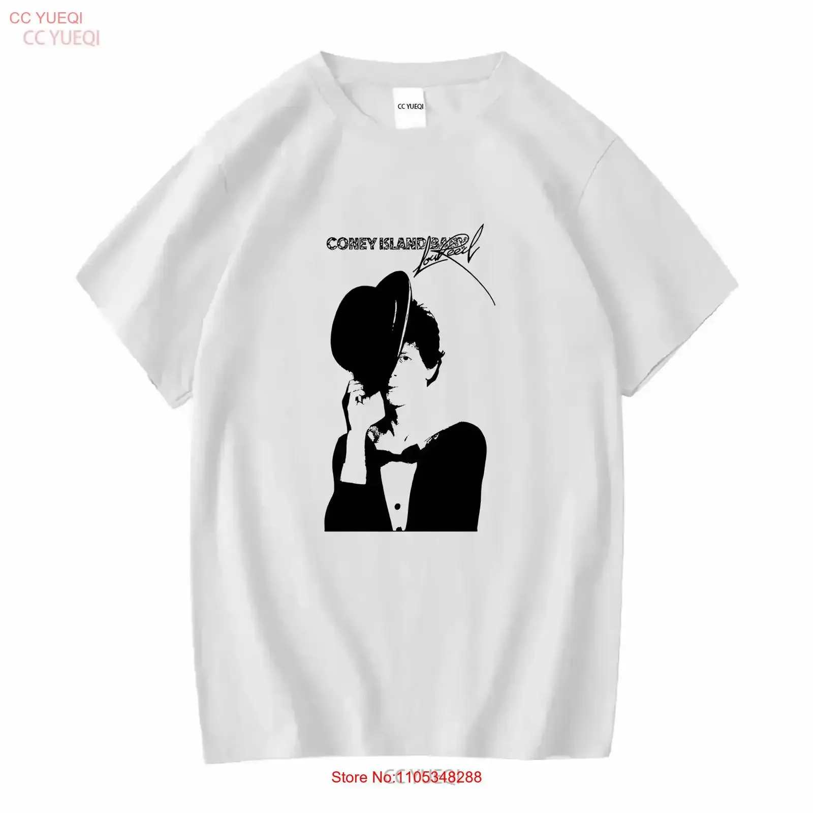 Lou Reed T Shirt vintage Washed Breathable Stylish Top For Everyday Wear Slightly Soft homme Versatile vintage Washed