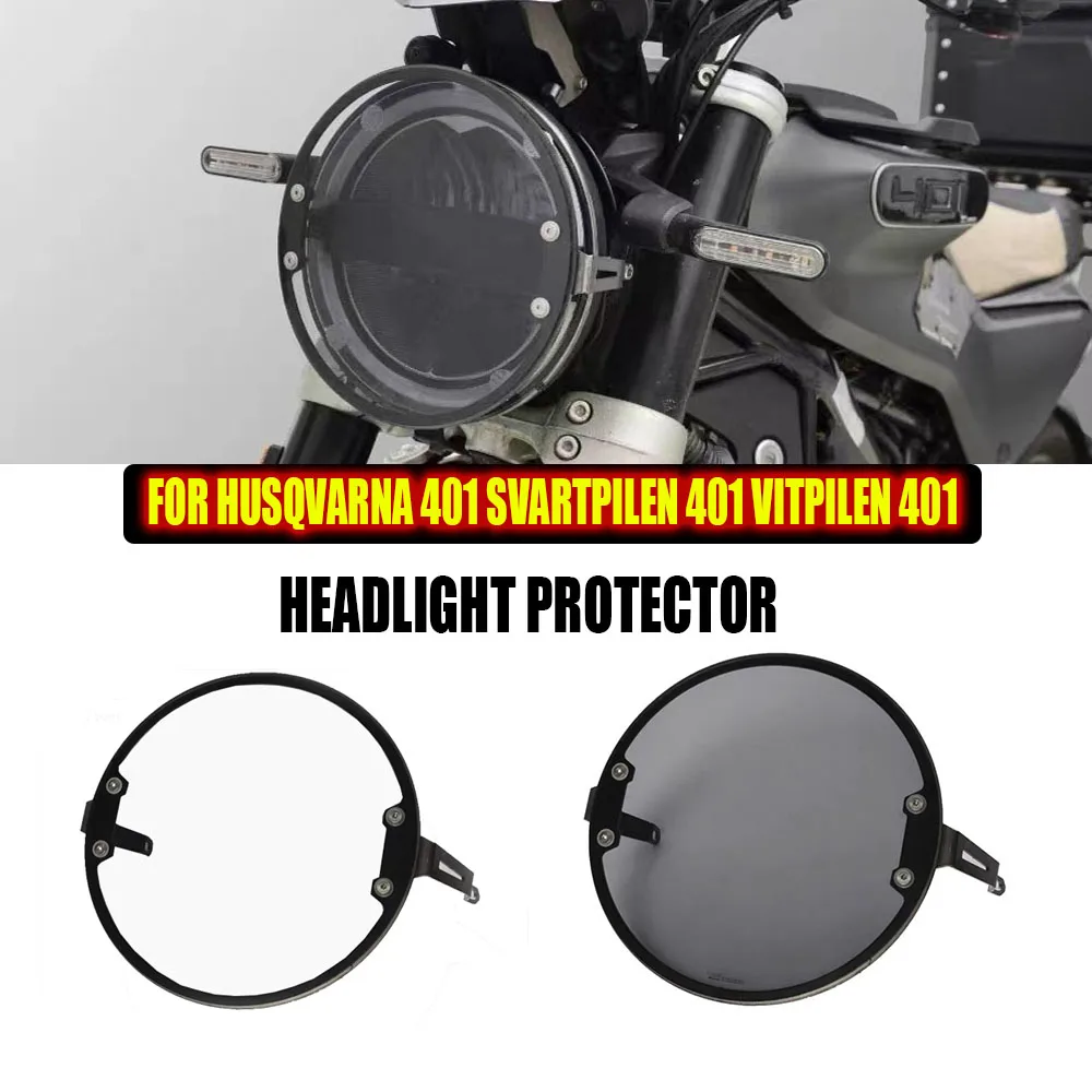 

Headlight Protector For Husqvarna 401 Svartpilen 401 Vitpilen 401 2020-2022 Motorcycle Grille Guard Cover Protection Grill Cover