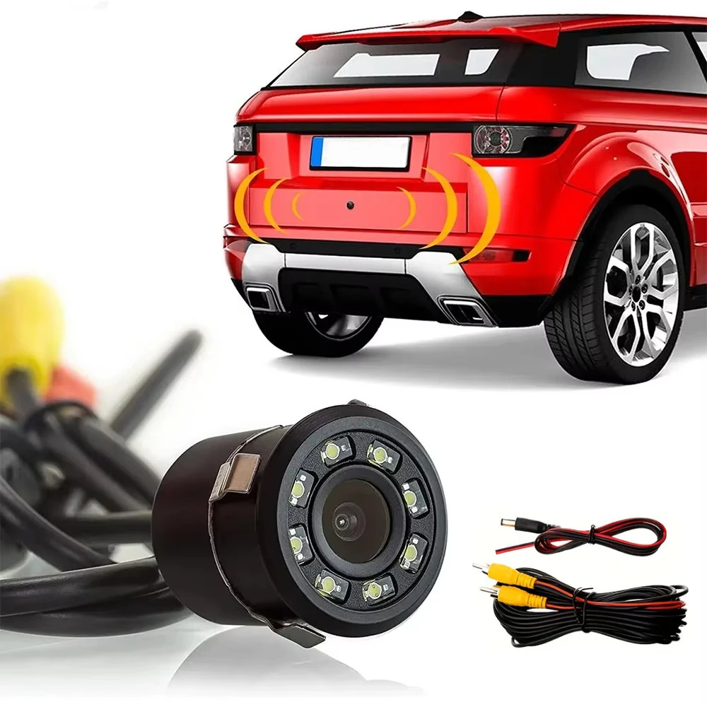 Universal Car Rear Backup Camera HD Wide Angle View With Night Vision For Pickup Trucks Cars SUVs All Vehicles
