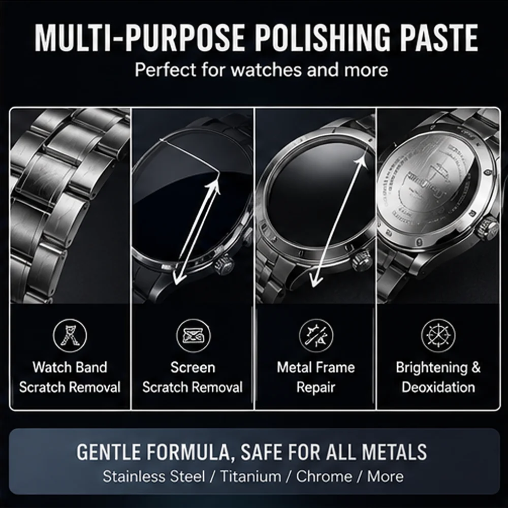 Pasta Polidora para Relógios: - Luxury Watch Cleaning Kit avaliação e preço