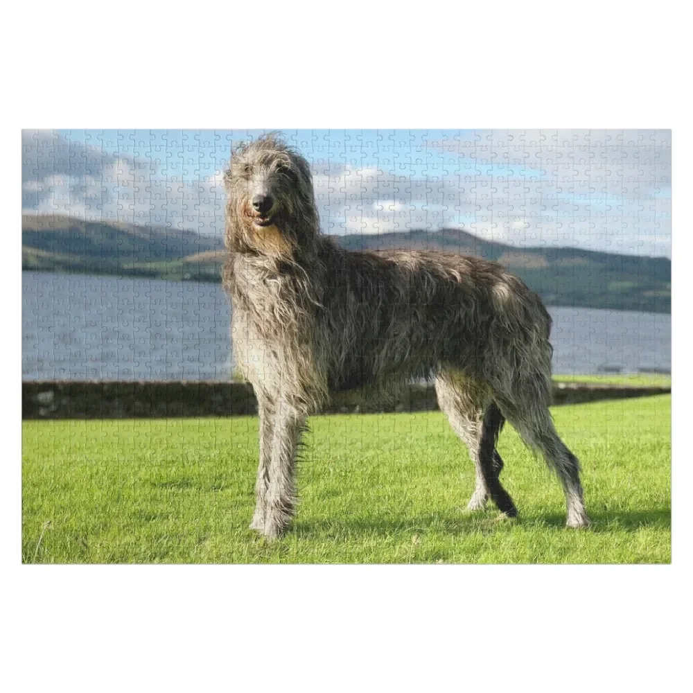 

Stunning Scottish Deerhound in Scotland Jigsaw Puzzle For Children Iq With Photo Custom With Photo Puzzle