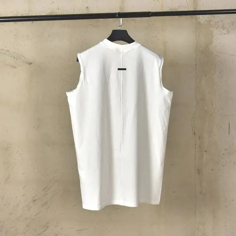 American Style Breathable Casual Vest Men's Round Neck Sleeveless Loose Print Tops 2026 New  2QSDQ