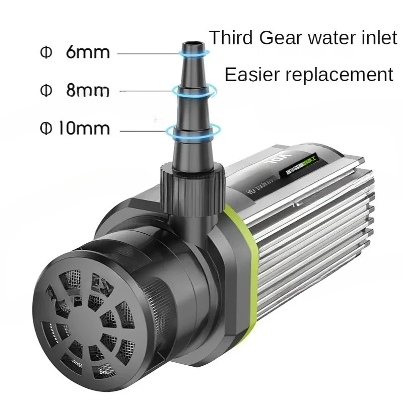 12Vdc/3A 15M High Lift Mini Water Pump Lift for Cutting Machine Flow Adjustable Submersible Self-priming Micro Machine Pump
