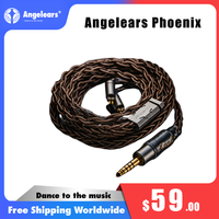 Angelears Phoenix Type 4S Litz 6N Mono-Crystalline Cu + SPC Upgraded Earphone Cable