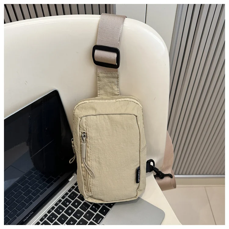 Leichte und einfache Handytasche, Brusttasche, lässige Umhängetasche, 2025, neue Sommer-Kleintasche, kleiner Radrucksack für Damen – Detail 8