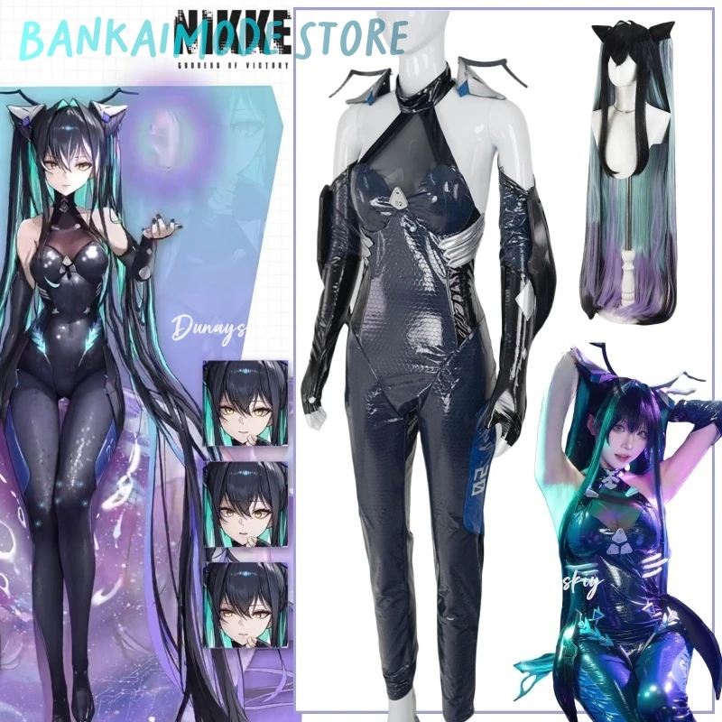 

NIKKE The Goddess of Victory Mermaid Cosplay Costume Women SSR Mermaid Combat Costume Wig Halloween Women Party Dress Outfit