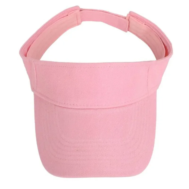 Summer Visors Denim Women Outdoor Sports Sun Baseball Cap Hat Golf Hiking Tennis Running Man Sunscreen Caps Autumn Red Wholesale image 4