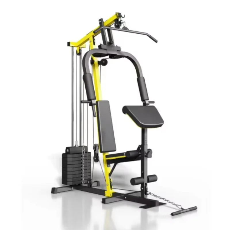 New Design Gym Equipment Single Station Smith Machine Multi Functional Strength Machine Pulley Cable Crossover Trainer