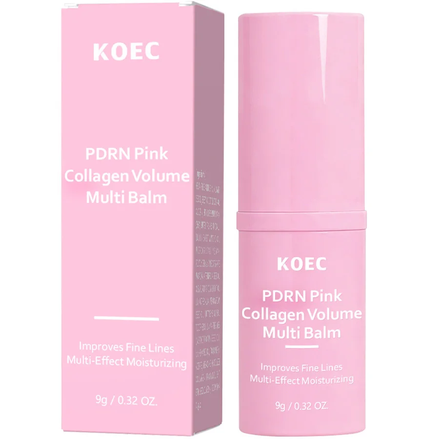 

PDRN Pink Collagen Volume Multi Balm Deep Hydration Moisturization Brighten Skin Plump Smooth Radiant Portable Collagen Stick