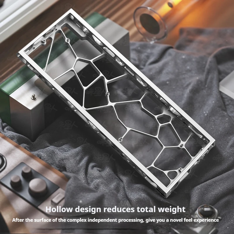 Wooting 60HE GH60 Holy60 Hollow Aluminum Keyboard Case Shell 60% Keys Layouts For Mad 60he Raven61 Aula Win60 GT60 Keyboard