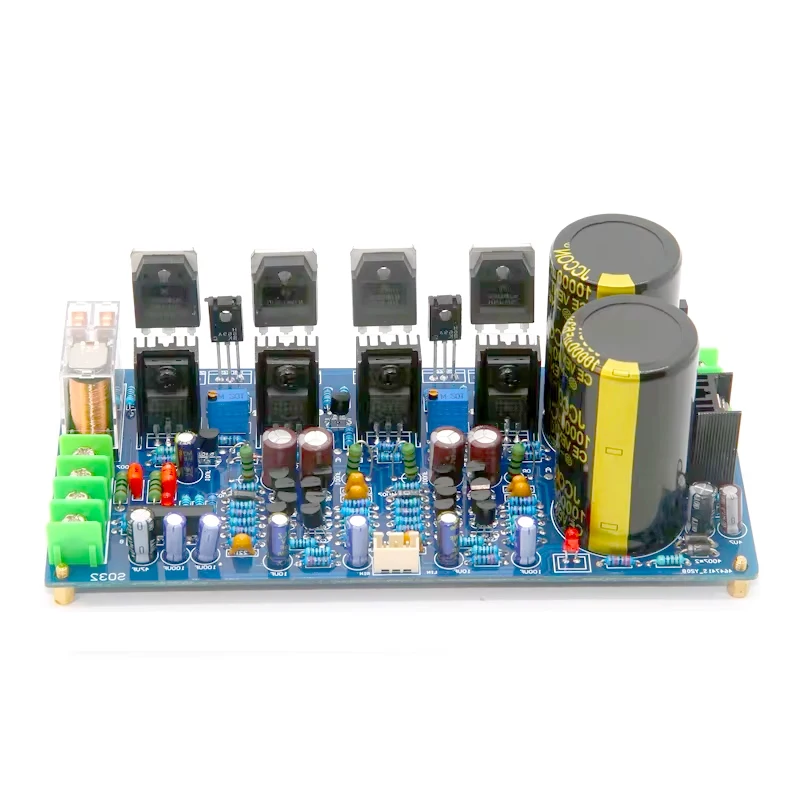 150W+150W Hifi High Power Audio Amplifier Finished Circuit Board Use ON Semiconductor NJW0281G NJW0302G Triode Amp DIY Module