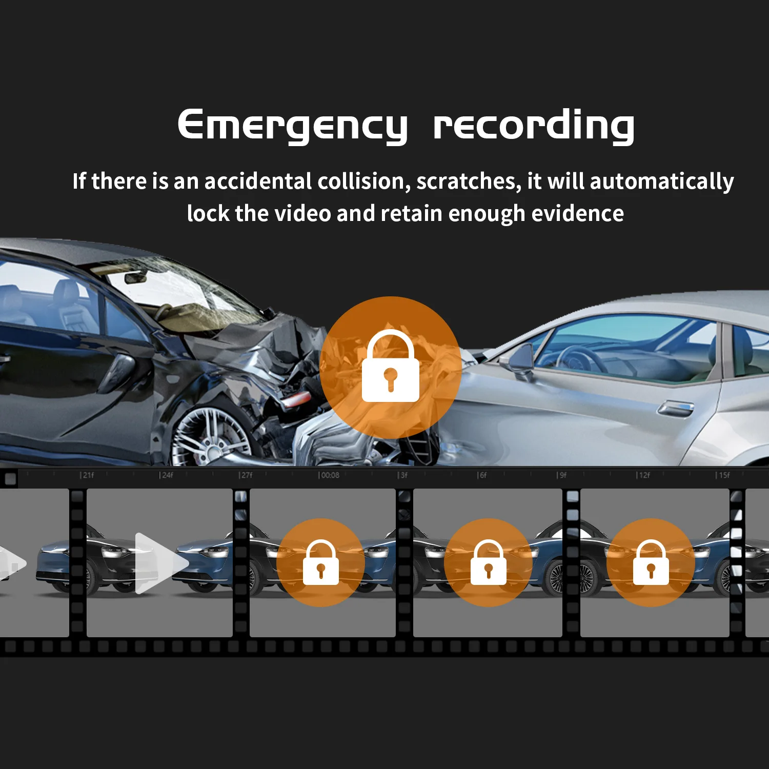 اثنين من العدسات الأمامية 4K الخلفية 4K مساعد قيادة السيارة WIFI HDR للرؤية الليلية فائقة الخصوصية حماية داش كام التعرف على لوحة السيارة