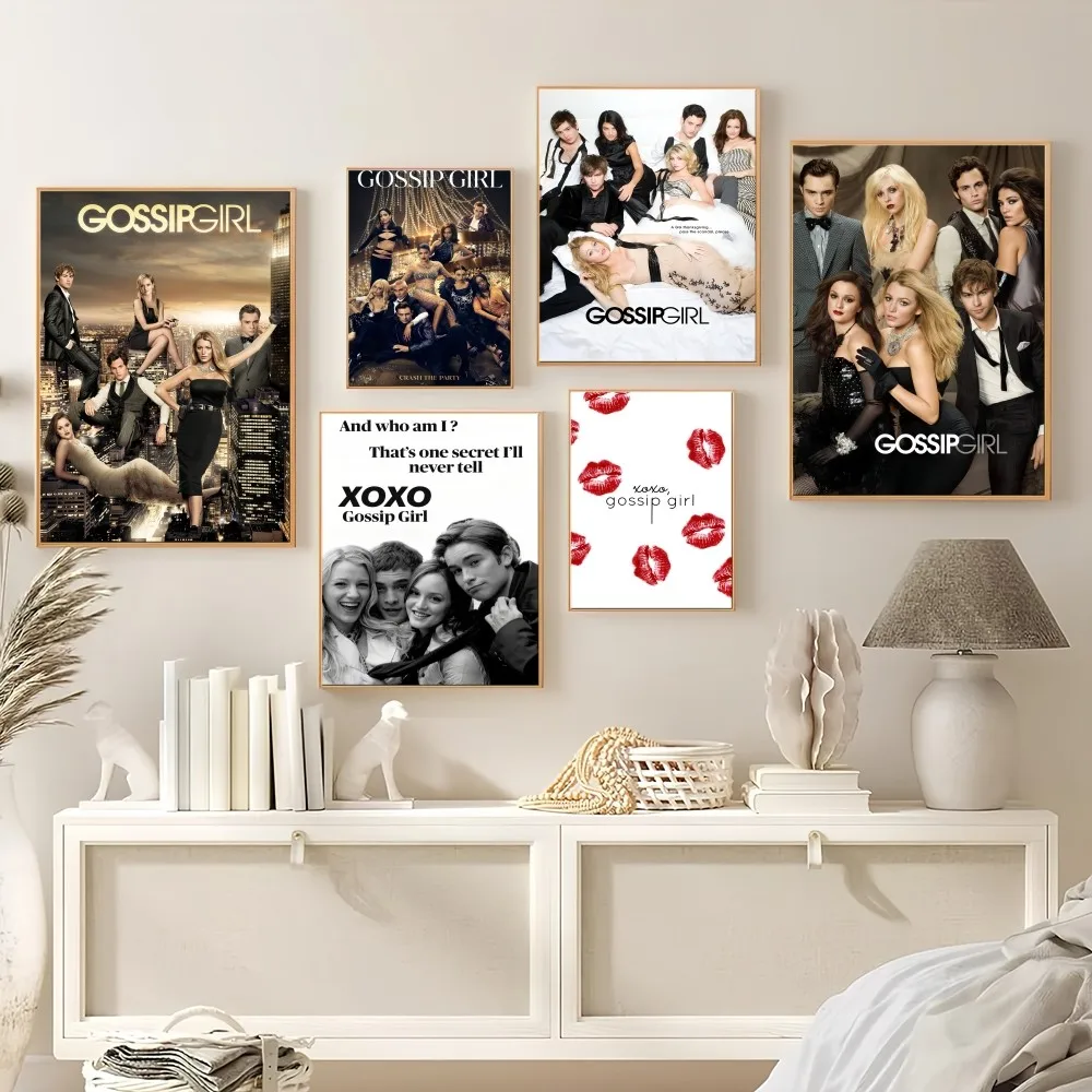 TV G-Gossip G-Girl XOXO Poster Prints Wall Painting Bedroom Living Room Decoration Office Home