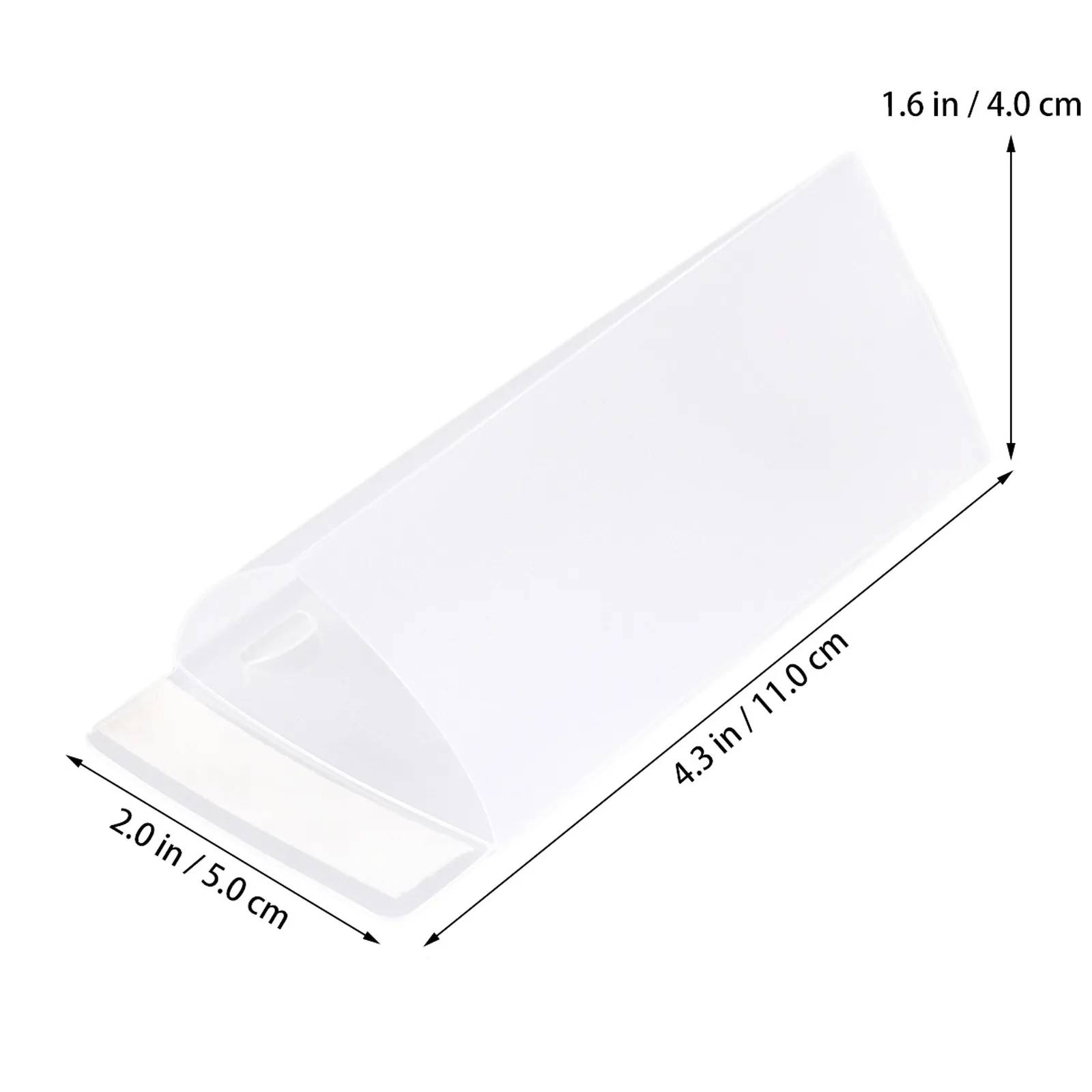 5Pcs Pen Holder Set Light Plastic Monitor Bottom Attachable Desk Wall Mount Pencil Case Stationery Storage Case