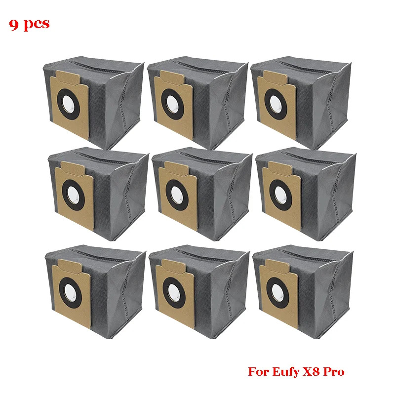 Voor Eufy X8 Pro Robot Zijborstel Hepa Filters Mop Doeken Mop Doek Rag Stofzak Stofzuiger Onderdelen Vervanging Accessoires