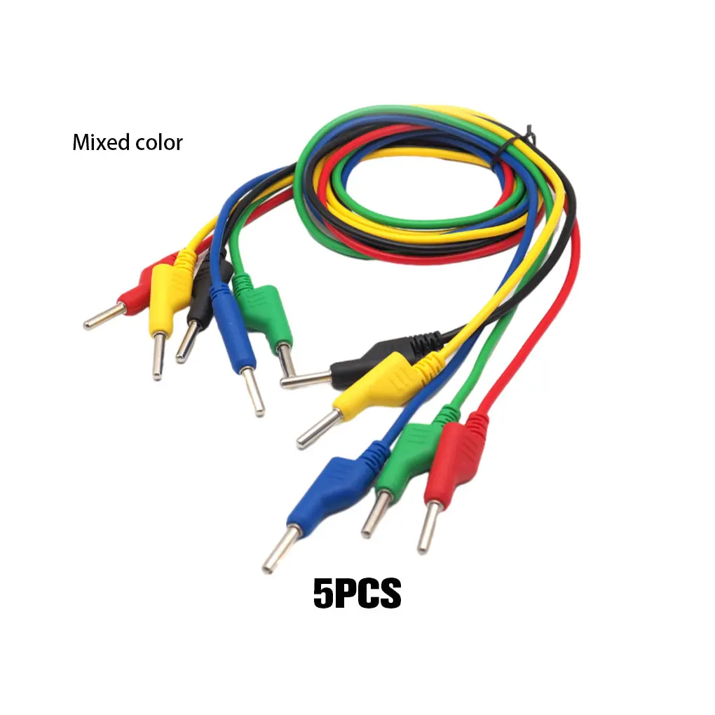 5piece Universal Joint Banana Plug Cable Test Lead For Multimeter Durable And Efficient Widely Used