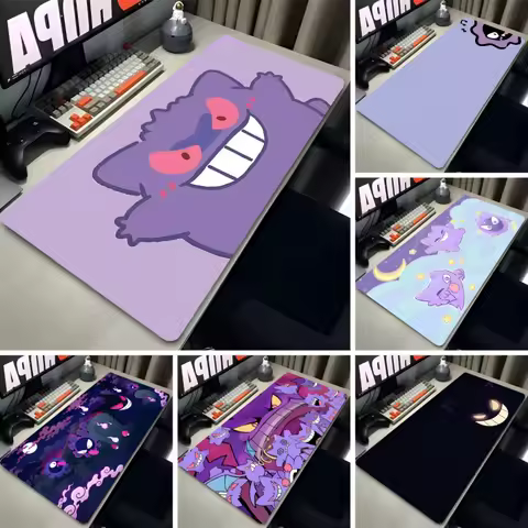 Purple Japan Anime Series Mousepad Computer Keyboard Gaming Desk Mat Gamer Accessories Mouse Pad Aesthetic Laptop Decor Pad
