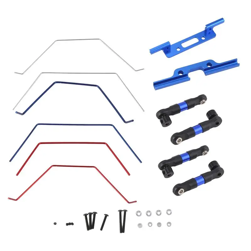 Front And Rear Wide Sway Bar Anti Roll Bar Kit For Traxxas Slash 2WD 1/10 RC Car Upgrade Parts
