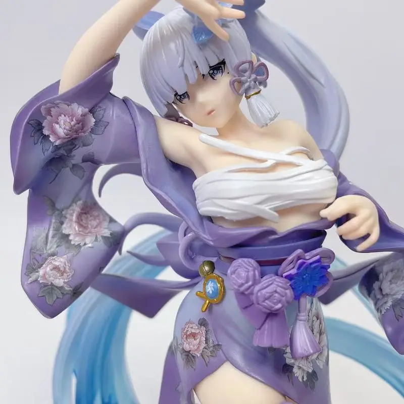 

New Genshin Impact Anime Game Peripherals Kamisato Ayaka Princess Egret Pvc Model Anime Game Figure Simulation Gift For Holiday