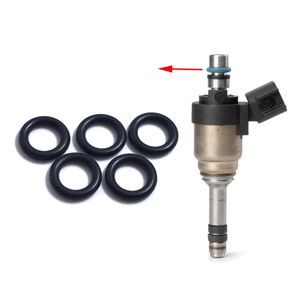 100PCS GDI Fuel Injector kits Oring 21005 6.5*2.1mm Fits For Hyundai Azera 3.3L 2014-2017 GENESIS 3.8L 2015-2016 35310-3C560