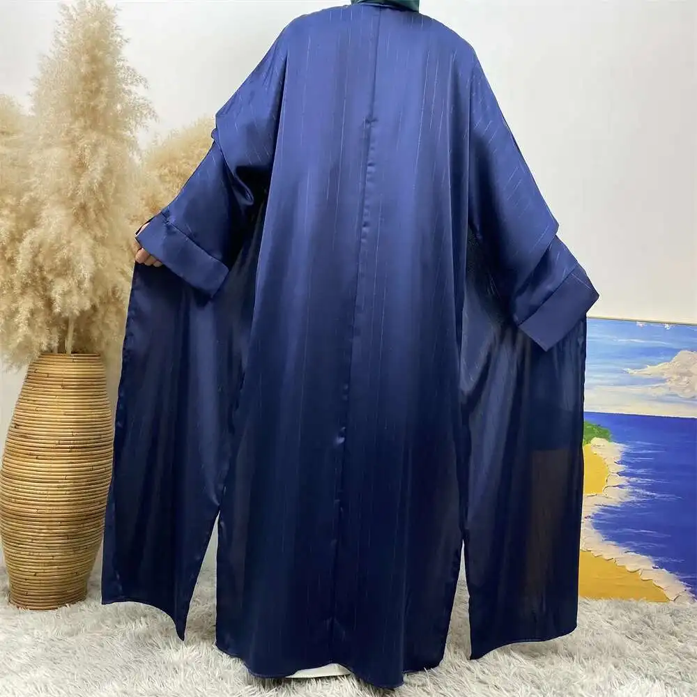 

TikTok Muslim Cardigan Fashion Splicing Floor Pulling Cardigan 1439
