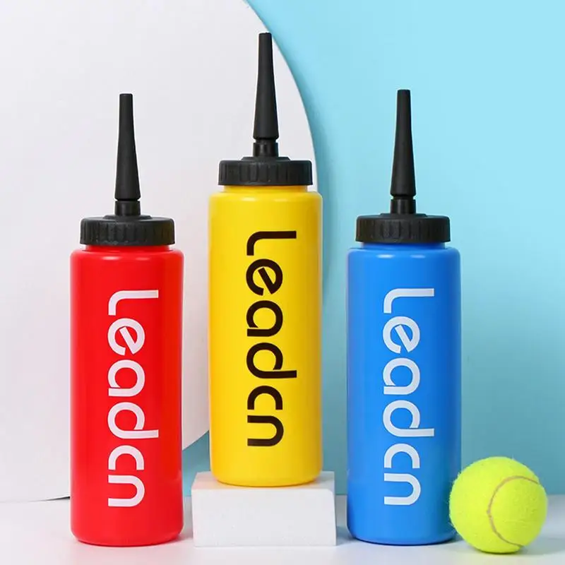 Portable Hockey Water Bottle With Long Straw Ice Hockey Football Cycling Bottles Fashion Design Outdoor Sports Gear 1000ML