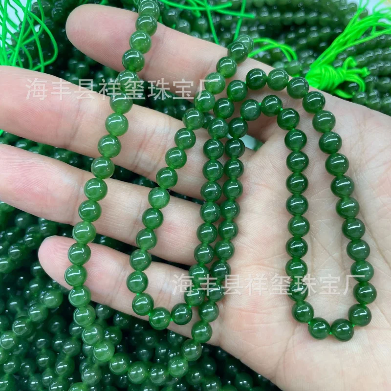 

Natural Jasper 6mm Buddha Bead Necklace Multi-loop 108 Beads Sweater Chain Jewelry Bracelet