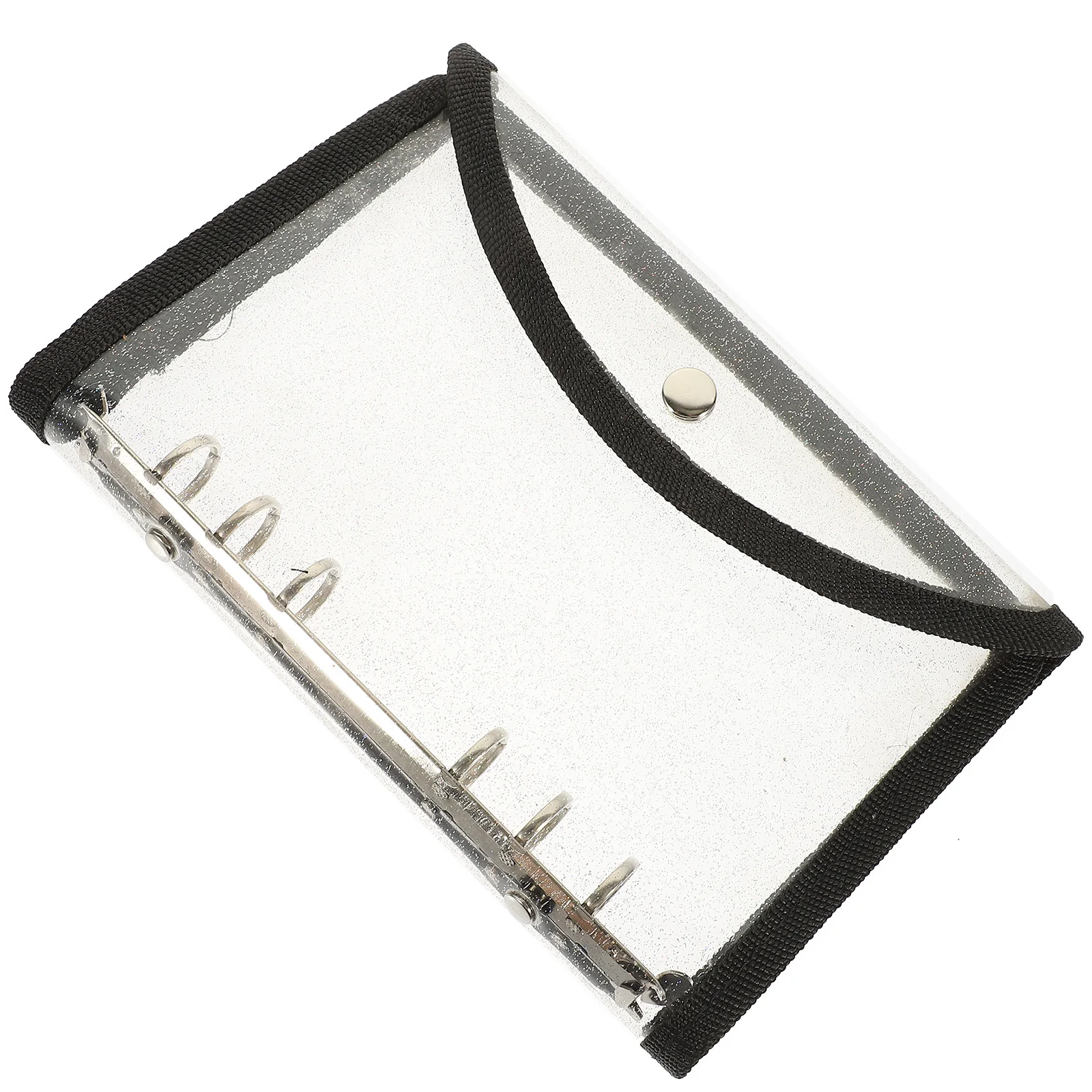 

PVC Binder Notebook Shell Plastic Cover for Loose-Leaf Notebook Scrapbook Planner Binder Plastic Hand Account Cover