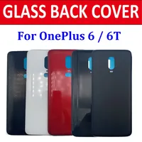 NEW Battery Back Cover Glass Rear Panel Door Replacement Housing Case STICKER Adhesive For OnePlus 6 6T