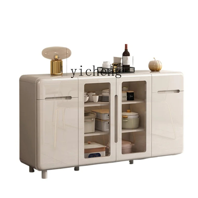 

Tqh High-Grade Sideboard Cabinet Integrated Wall Simple Modern Light Luxury New Living Room Restaurant Home Locker